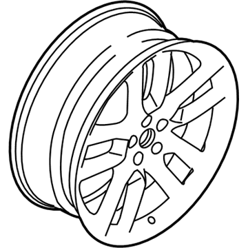 Ford 9T4Z-1007-J Wheel Assembly