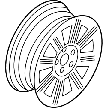 Lincoln 8A1Z-1007-C Wheel, Alloy