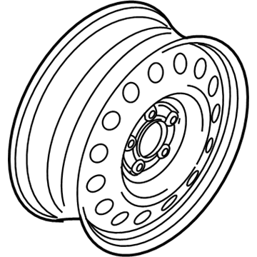 Lincoln 7T4Z-1007-B Spare Wheel