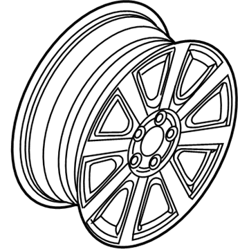 Lincoln 8A1Z-1007-D Wheel, Alloy