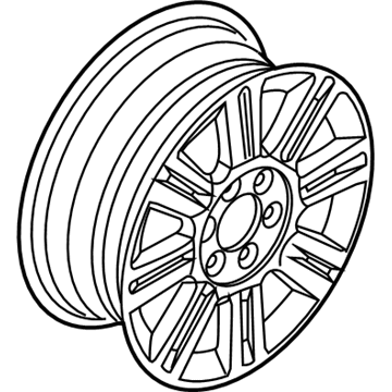 Lincoln 8A1Z-1007-E Wheel, Alloy