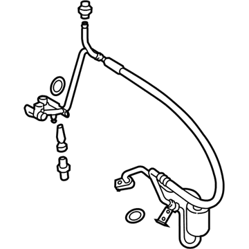 Lincoln HS7Z-19972-J Hose & Tube Assembly