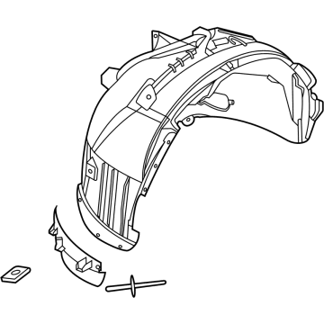 Lincoln LC5Z-16103-C Fender Liner