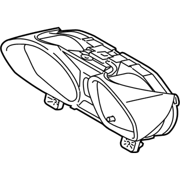 Ford DE8Z-10849-AA Cluster Assembly