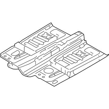 Ford BB5Z-7811135-A Front Floor Pan