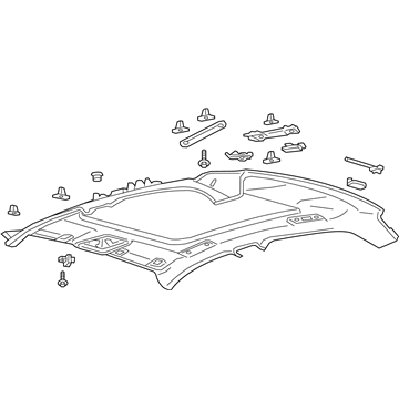 Lincoln GD9Z-5451916-CE Headliner