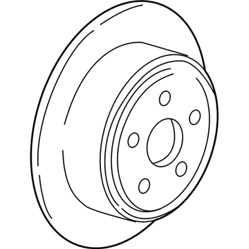 Ford 4U2Z-1V125-L Rotor