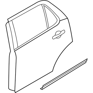 Ford FB5Z-7824630-A Door Assembly