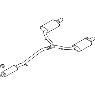 Lincoln 8A5Z-5230-A Muffler & Pipe