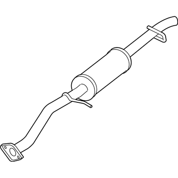 Ford 5L8Z-5A212-DA Resonator W/Pipe