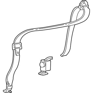 Ford 3C3Z-28611B68-AAB Retractor Assembly