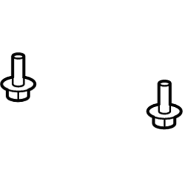 Lincoln -W505142-S437M Lower Column Cover Screw