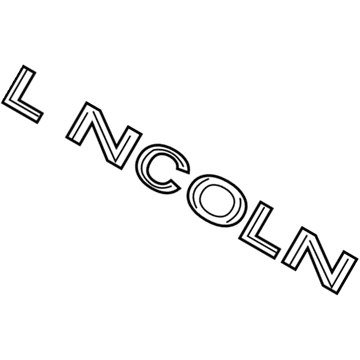 Lincoln AE9Z-7442528-A Nameplate