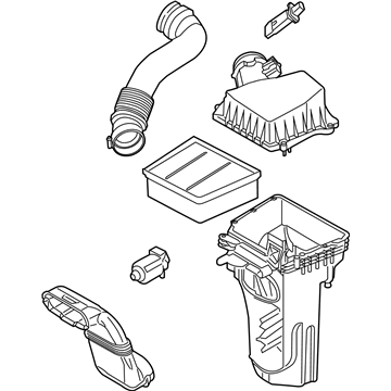 Ford Fiesta Air Filter Box - C1BZ-9600-L