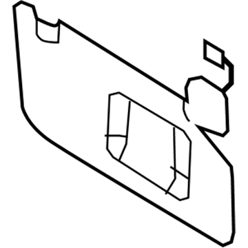 Ford 8A5Z-5404104-AB Sun Visor Assembly