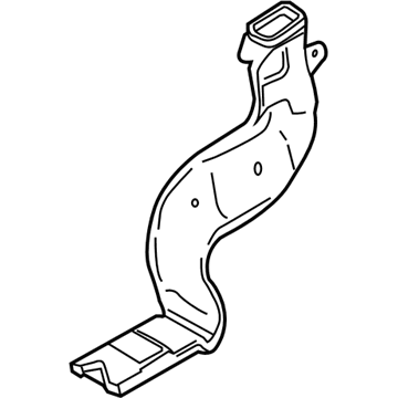 Ford 6E5Z-18C420-AA Rear Duct