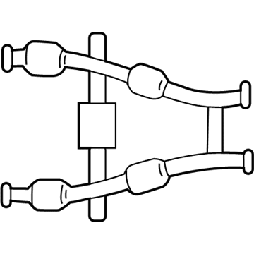 2002 Ford Mustang Catalytic Converter - 2R3Z-5F250-EA