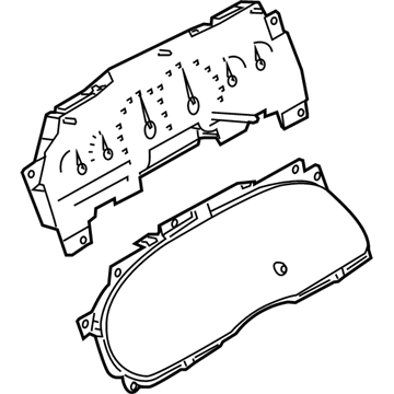 Ford AC2Z-10849-AA Cluster