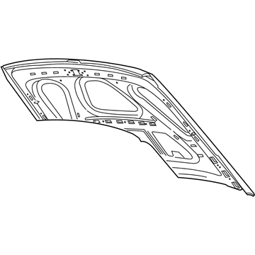 Ford 6W7Z-16612-A Hood