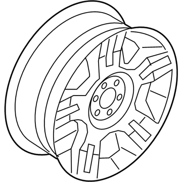 Ford 7L3Z-1007-K Wheel