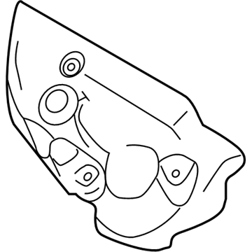 Ford AT4Z-9Y427-A Shield - Exhaust Manifold Heat