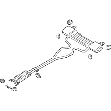 Lincoln Continental Muffler - GD9Z-5230-B