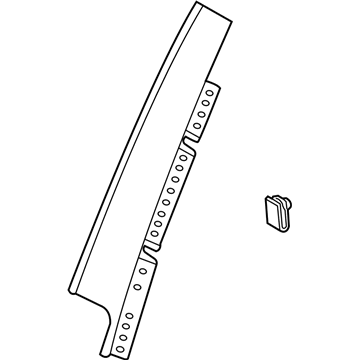 Lincoln Aviator Door Moldings - LC5Z-78255A34-C