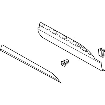 Lincoln LC5Z-7825556-AA Lower Molding