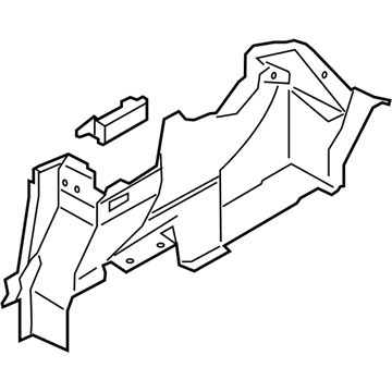 Lincoln DP5Z-5445422-BD Side Trim Panel