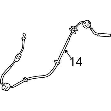 Ford DT1Z-61266A46-D Release Cable