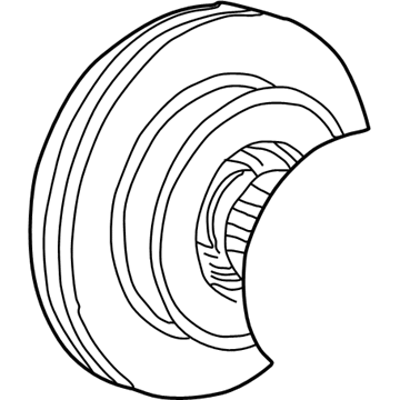 2002 Ford F-250 Super Duty Brake Disc - 1C3Z-1V125-D