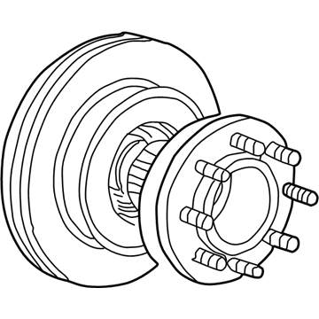 Ford AC3Z-1104-C Hub & Rotor