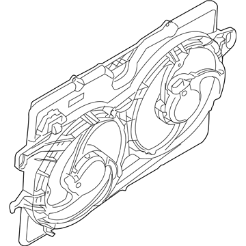 Mercury 8L8Z-8C607-B Fan Assembly