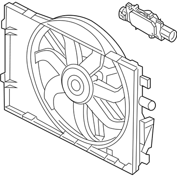 Lincoln BE5Z-8C607-B Fan Assembly