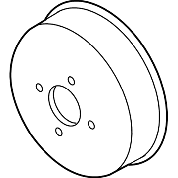 Ford XL3Z-8509-A Pulley