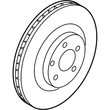 Ford DV6Z-1125-C Rotor Assembly - Brake