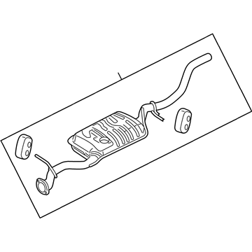 2008 Ford Explorer Sport Trac Exhaust Pipe - 7A2Z-5A212-E