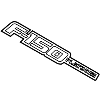 Ford 9L3Z-16720-H Nameplate