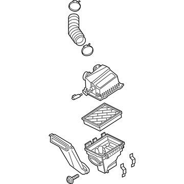 Ford F2GZ-9600-A Air Cleaner Assembly