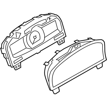 Mercury AE5Z-10849-LA Instrument Cluster