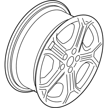 Ford GJ5Z-1007-C Wheel, Alloy