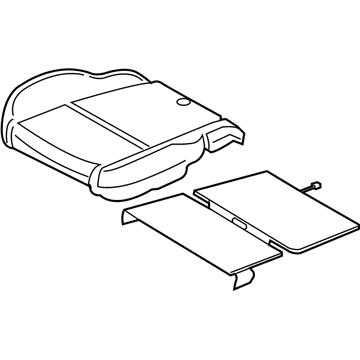 Ford LK4Z-9963222-D PAD - SEAT CUSHION