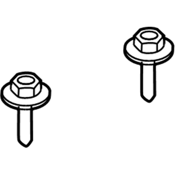 Ford -N804306-S36 Bracket Screw