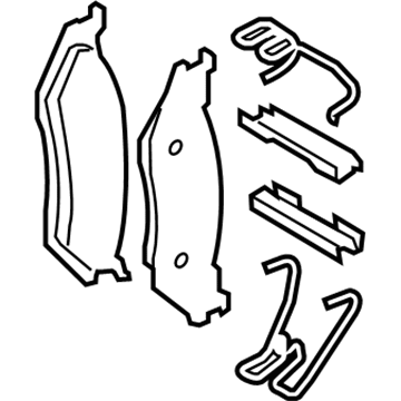 Ford AU2Z-2V001-D Brake Pads