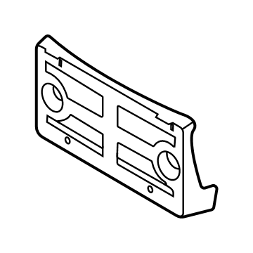 Ford KR3Z-17A385-AA License Plate Bracket