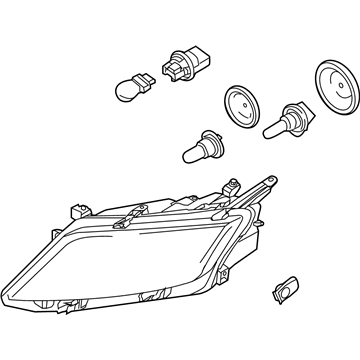 Ford 9E5Z-13008-A Headlamp Assembly