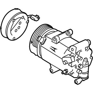 Ford Escape A/C Compressor - GV6Z-19703-C