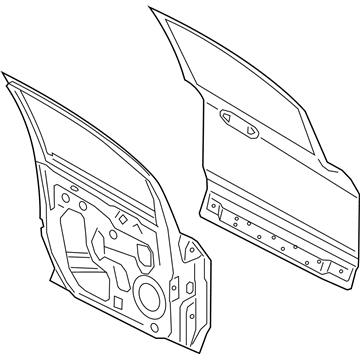 Ford GN1Z-7420124-T DOOR ASY - FRONT