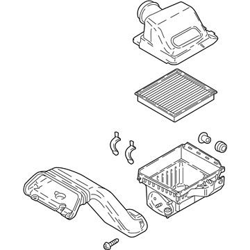 Ford JL3Z-9600-B Air Cleaner Assembly