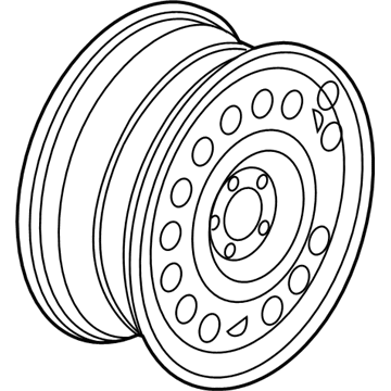 Ford KT1Z-1015-D Wheel, Spare